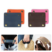 1PC PU ādas čemodāna rokturis aizsargapvalks bagāžas somas rokturis, ratiņu plecu siksnas spilventiņu pārsegs DIY somas piederumi