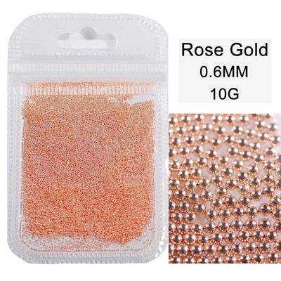 10 g/maiss 0,6 mm0,8 mm1,0 mm1,5 mm2,0 mm 3D nerūsējošā tērauda apaļa mini mirdzoša kaviāra nagu mākslas kalnu strēles akmens, kas paredzēts amatniecības dekorēšanai.