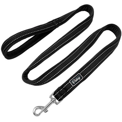 Mīksta suņu pavada atstarojoša neilona pitbull skriešanas pastaigu siksna maziem vidēji lieliem suņiem mājdzīvnieku kucēnu virves josta 120cm