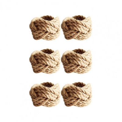 Be rūpesčių servetėlių laikikliai Lengvai laikomas servetėlių žiedų rinkinys Rankų darbo sodyboje audimo servetėlių žiedai Lengvai valomi skalbiniai vakarietiškiems