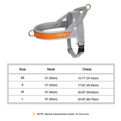 No Pull Dog Siksnas Mīkstas Polsterētas Suņu Siksnas Veste Atstarojošas Mājdzīvnieku Apmācības Siksnas Izturīgas Maziem Vidējiem Lieliem Suņiem Buldogs