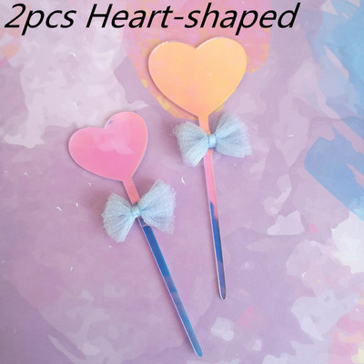 1gab kāzu ballīšu deserts izgreznot jauku dubultmīlestības akrila kūkas ieliktni cepšanas kūkas dekorēšana Valentīna dzimšanas dienas kūkas dekorēšana