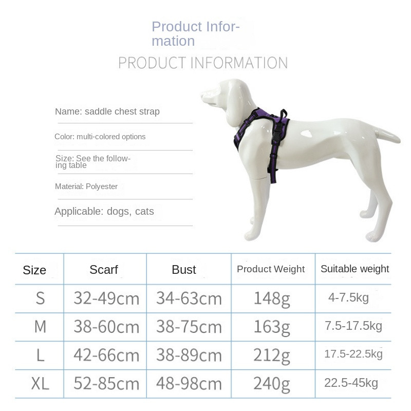 Suņu pavadas siksnas Atstarojoša elpojoša veste āra pastaigai bez vilkšanas drēbes franču buldogiem mājdzīvniekiem suņiem aksesuāri
