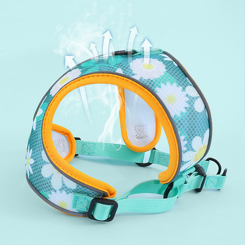 Atstarojoša mājdzīvnieku suņu iejūga un pavadas komplekts Komforta elpojoša mājdzīvnieku iejūga Apdrukāta suņu iejūga maziem un vidējiem suņiem Mājdzīvnieku piederumi