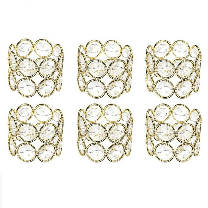 Salvešu turētāji Metāla viesnīcas galds Salvešu gredzens Salvetes sprādze Ar rokām darināti ballīšu piederumi Ziemassvētku salvešu gredzens Daudzfunkcionālas kāzas