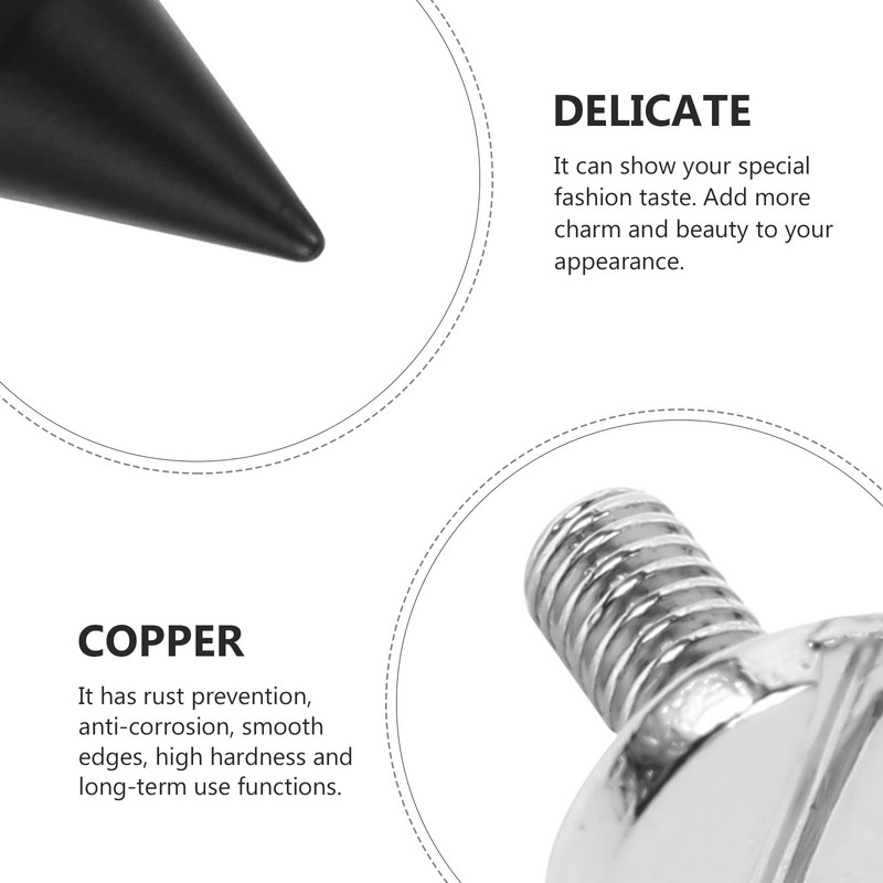 20 gab. pērļu kaklarota nagi amatniecības atradumi kniedes metāla kniedes skrūvējami punk