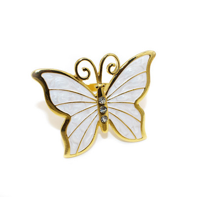 1Gb Daisy Insect salvešu gredzens Butterfly Dragonfly salvešu turētājs vasaras kāzām Ziemassvētku brīvdienām pusdienu galda dekors ERW07