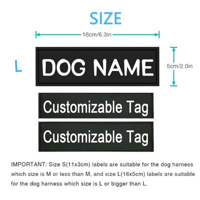 Suņu siksnas POLICE K9 Apkakles garums Regulējams solis staigāšanas mājdzīvnieku iejūgā VEST pielāgota suņa etiķete pēc izvēles