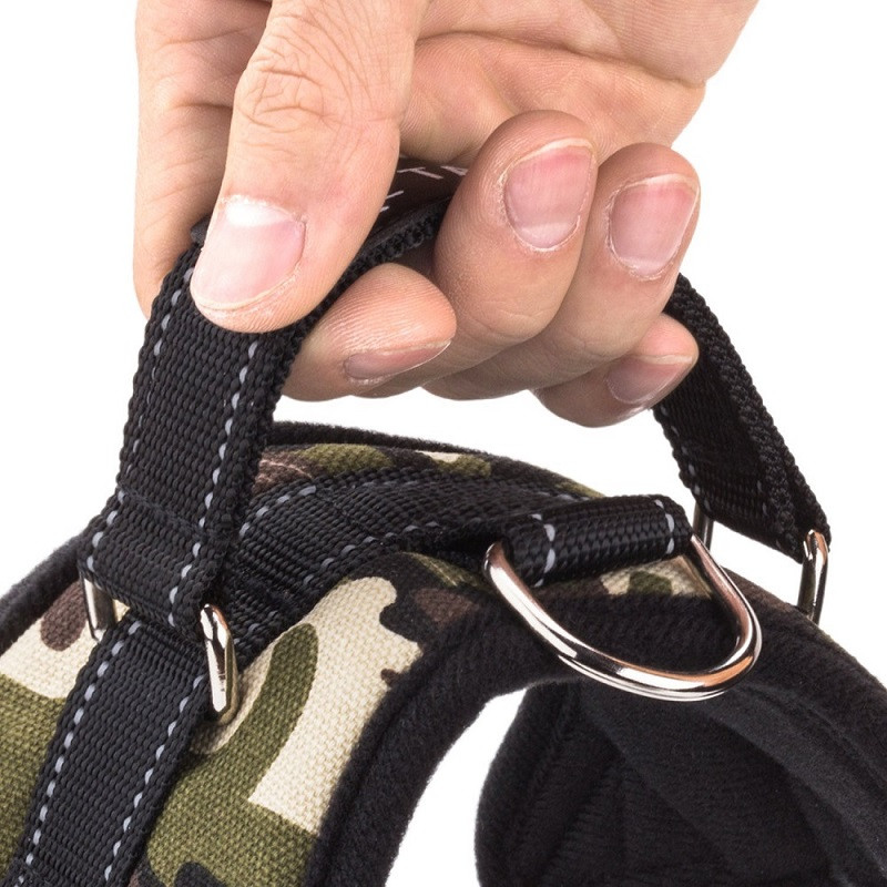 Suņu siksnas POLICE K9 Apkakles garums Regulējams solis staigāšanas mājdzīvnieku iejūgā VEST pielāgota suņa etiķete pēc izvēles