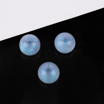 Φωτεινές ακρυλικές πολύχρωμες χάντρες 14mm με τρύπα DIY Χειροποίητα βραχιόλια Κολιέ Υλικό κατασκευής κοσμημάτων T0419