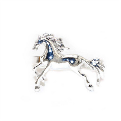 8PCS Gun melnu ziedu salvešu gredzeni Pērļu rhinstone salvešu turētājs Helovīna Lieldienu svētku ballītei Mājas galda noformējums ERP41