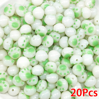 20vnt 11mm animacinių filmų kačių letenėlės akrilo karoliukai tarpikliai karoliukai papuošalams gaminti pasidaryk pats Apyrankės karoliai rankų darbo amatų kūrimas