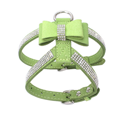 Нагръдник за домашни любимци Rhinestone Bow Малко куче Traction Rope Walking Котешки нагръдник Coleira Para Cachorro Котешки аксесоари