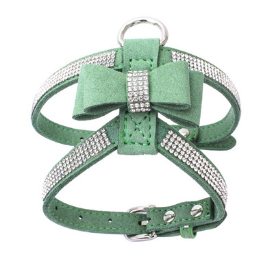 Нагръдник за домашни любимци Rhinestone Bow Малко куче Traction Rope Walking Котешки нагръдник Coleira Para Cachorro Котешки аксесоари