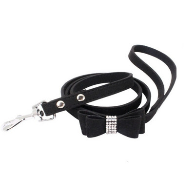 Нагръдник за домашни любимци Rhinestone Bow Малко куче Traction Rope Walking Котешки нагръдник Coleira Para Cachorro Котешки аксесоари