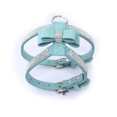 Нагръдник за домашни любимци Rhinestone Bow Малко куче Traction Rope Walking Котешки нагръдник Coleira Para Cachorro Котешки аксесоари