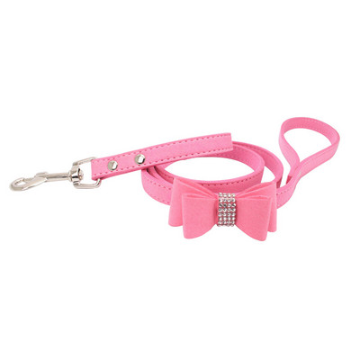 Нагръдник за домашни любимци Rhinestone Bow Малко куче Traction Rope Walking Котешки нагръдник Coleira Para Cachorro Котешки аксесоари