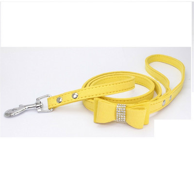 Нагръдник за домашни любимци Rhinestone Bow Малко куче Traction Rope Walking Котешки нагръдник Coleira Para Cachorro Котешки аксесоари