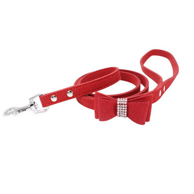 Нагръдник за домашни любимци Rhinestone Bow Малко куче Traction Rope Walking Котешки нагръдник Coleira Para Cachorro Котешки аксесоари
