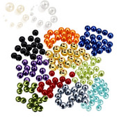 3-20mm DIY Apģērbs Rotaslietas Aksesuāri Balts Bēšs Plastmasas ABS Pērļu imitācija Rokdarbiem Šūšana Apģērba pērļu krelles Dekors