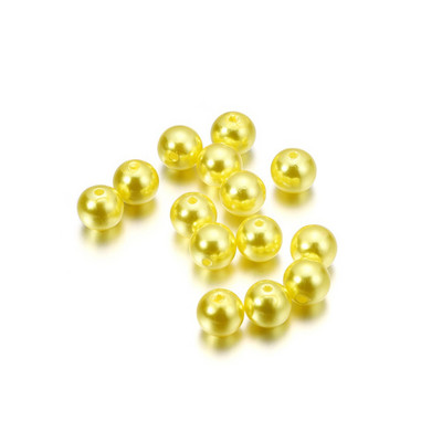 3-20mm DIY Apģērbs Rotaslietas Aksesuāri Balts Bēšs Plastmasas ABS Pērļu imitācija Rokdarbiem Šūšana Apģērba pērļu krelles Dekors