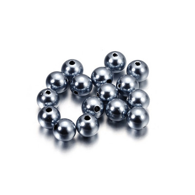 3-20mm DIY Apģērbs Rotaslietas Aksesuāri Balts Bēšs Plastmasas ABS Pērļu imitācija Rokdarbiem Šūšana Apģērba pērļu krelles Dekors