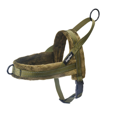 Mīksta flaneleta suņu zirglieta Viegla, bezvelkama mājdzīvnieku iejūga ar polsterētu atstarojošo vestu iejūgu maziem un vidējiem suņiem