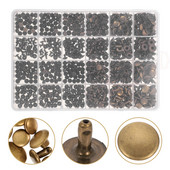 360 gab. Kniedes komplekts Double Cap Copper Kniedes Remonts Kniedes Studs