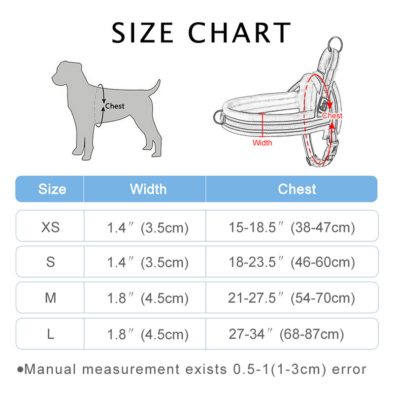Ziemas suņu iejūga mīksta polsterēta suņu iejūga veste bez vilkšanas atstarojošas mājdzīvnieku zirglietas, regulējamas maziem vidēji lieliem suņiem Bulldogs