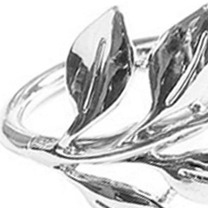 12 gab rudens lapu salvešu gredzeni kristību rokassprādze Metāla salvešu turētājs kāzu dāvanas kristību dušas ballīte B