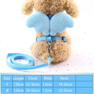 Mājdzīvnieku iejūgu siksnas komplekts mazam sunim Regulējams krāsains puķu kucēns kaķu zirglietu veste Bulldog Chihuahua āra pastaigu pavada