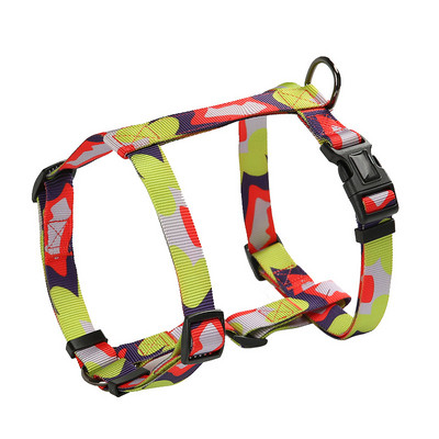 I-veida suņu iejūga apdruka Pastaigas Skriešana Regulējama Pastaigas Skriešana Mājdzīvnieku kaķu zirglietas Neilona Bohēmijas stila mājdzīvnieku suņu piederumi