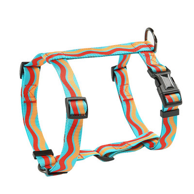 I-veida suņu iejūga apdruka Pastaigas Skriešana Regulējama Pastaigas Skriešana Mājdzīvnieku kaķu zirglietas Neilona Bohēmijas stila mājdzīvnieku suņu piederumi