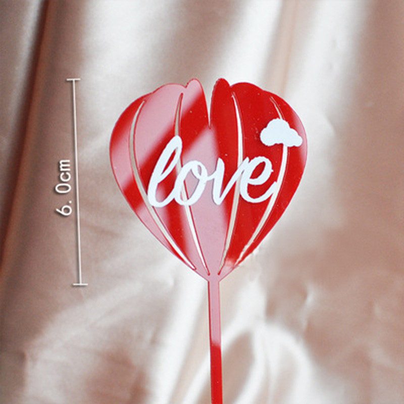 Mīlestības kāzu akrila kūkas virsma Zelta rožu ziedu akrila kūku virsma kāzu jubilejas ballīšu kūku dekorēšanai 2019. gada Jaunums