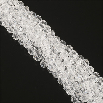 100 gab stikla kristāla krelles roku darbs DIY kaklarota rokassprādze auskari auskari kuloni auskari aksesuāri materiāli