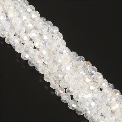 100 gab stikla kristāla krelles roku darbs DIY kaklarota rokassprādze auskari auskari kuloni auskari aksesuāri materiāli