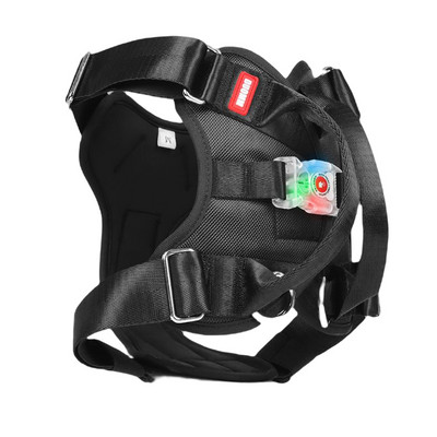 Jaunas mājdzīvnieku suņu siksnas LED apgaismojoša suņu siksna, atstarojoša, regulējama siksna āra pastaigu vestei, kas paredzēta vidēji lieliem suņiem