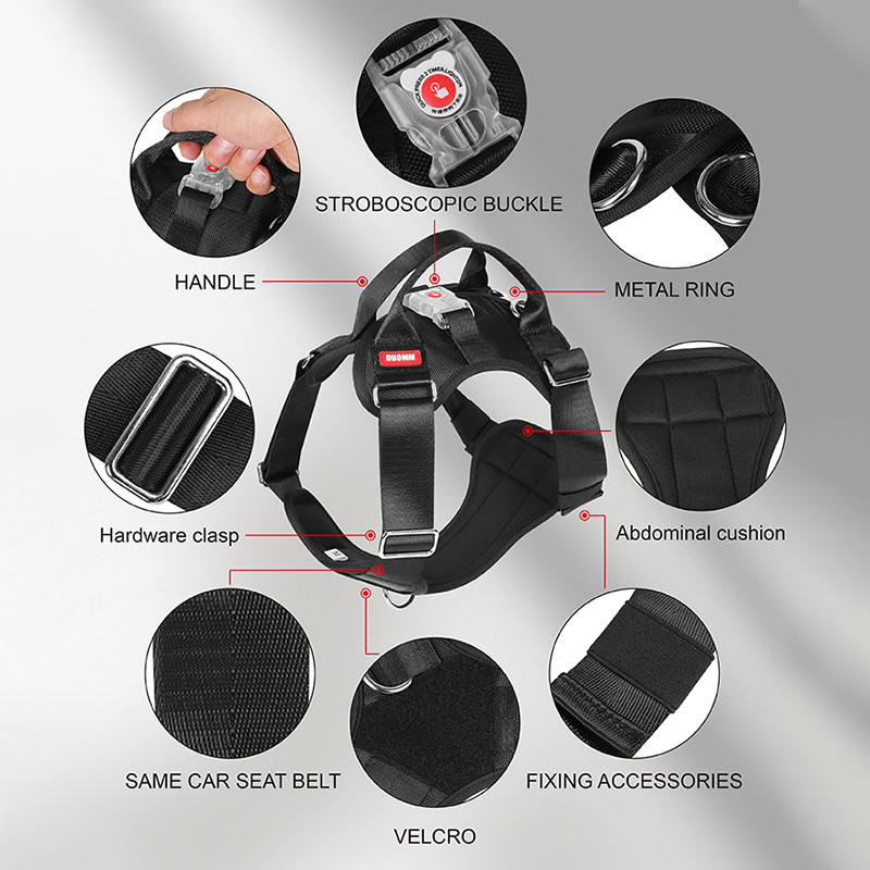 Jaunas mājdzīvnieku suņu siksnas LED apgaismojoša suņu siksna, atstarojoša, regulējama siksna āra pastaigu vestei, kas paredzēta vidēji lieliem suņiem