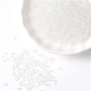 20/50g 2mm Krēms Čehijas Spacer Stikla Sēklu Pērlītes 12/0 Rotaslietas Rokas DIY somām Apģērbs Kaklarotas Rokassprādzes Šūšanas Piederumi