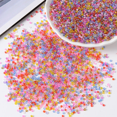 20/50g 2mm Cream Czech Spacer Glass Seed Beads 12/0 Jewelry Hand DIY for Bags Clothing Necklaces Bracelets Sewing Accessories