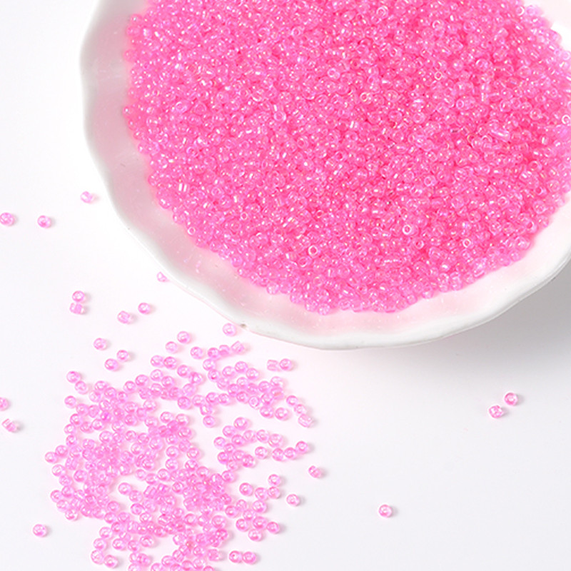 20/50g 2mm Krēms Čehijas Spacer Stikla Sēklu Pērlītes 12/0 Rotaslietas Rokas DIY somām Apģērbs Kaklarotas Rokassprādzes Šūšanas Piederumi