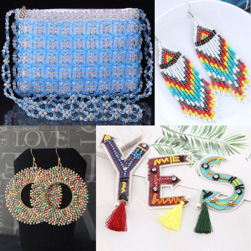 20/50g 2mm Krēms Čehijas Spacer Stikla Sēklu Pērlītes 12/0 Rotaslietas Rokas DIY somām Apģērbs Kaklarotas Rokassprādzes Šūšanas Piederumi