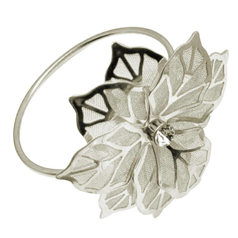 6 vnt. Servetėlių žiedai 3D gėlių servetėlių sagties servetėlių laikiklis vestuvėms „pasidaryk pats“ vakarėliui Gimtadienio banketui Motinos dienos papuošalas