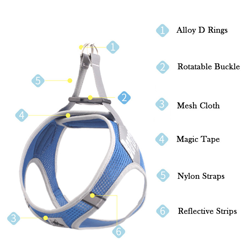 Neilona suņu zirglietu veste elpojoša mājdzīvnieku krūšu siksna atstarojošas kucēnu zirglietas maziem suņiem kaķiem Franču buldogu pastaigu piederumi