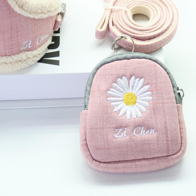 Suņu siksnas un pavadas komplekts Uzkodu soma Mīksta, silta izšūšana Kaķu siksnas pavada maziem un vidējiem suņiem Veste pastaigām ārā