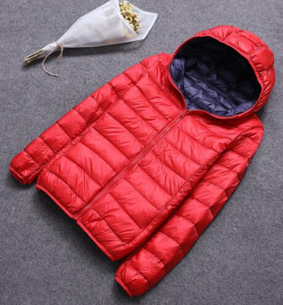 SEDUTMO ziemas lielizmēra 3XL pīļu dūnu mētelis sieviešu ar kapuci abās pusēs valkājamas jakas Ultra Light Coat pavasara puffer jaka ED616