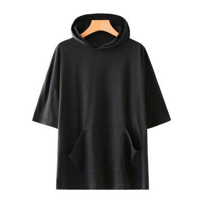 Γυναικείο Καλοκαιρινό Φαρδύ Μπλουζάκι Καλοκαιρινό Φαρδύ Μπούστο 144cm 5XL 6XL 7XL 8XL 9XL Μασίφ κουκούλα Top 5 Χρώματα