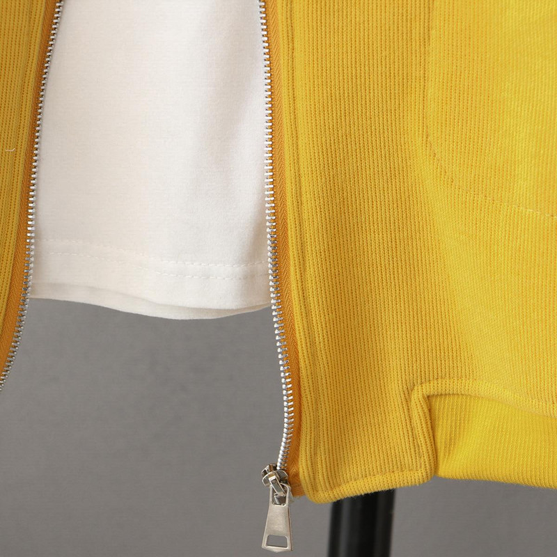 Sieviešu apģērbu jaka Liela izmēra rudens izstāde Plāns brīvs kokvilnas mētelis vienkāršs sieviešu beisbola formas tērps 839