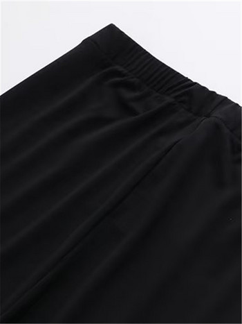 Plus Size Γυναικεία Ρούχα Παντελόνια Ελαστική Μέση Υψηλή Ελαστικότητα Μονόχρωμο Μολύβι Παντελόνι Plus Size 4XL-7XL Ανοιξιάτικο φθινοπωρινό παντελόνι