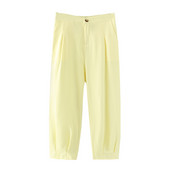 Sieviešu apģērbs 2021. gada vasaras lielizmēra harēma bikses ar plānām, vaļīgām elastīgām vidukļa bikses līdz potītēm